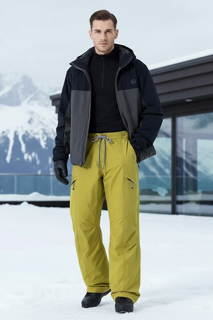 Pantalon De Ski Kaki - Polyester