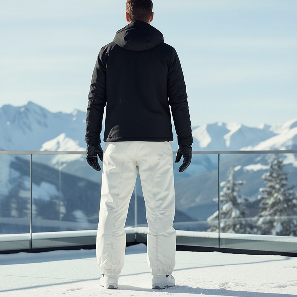 Ceinture Pour Pantalon De Ski Homme - Noir Polyester - vue 2
