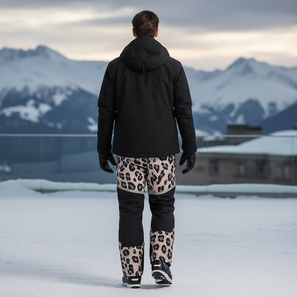 Veste Et Pantalon De Ski - Imprimé Polyester - vue 2