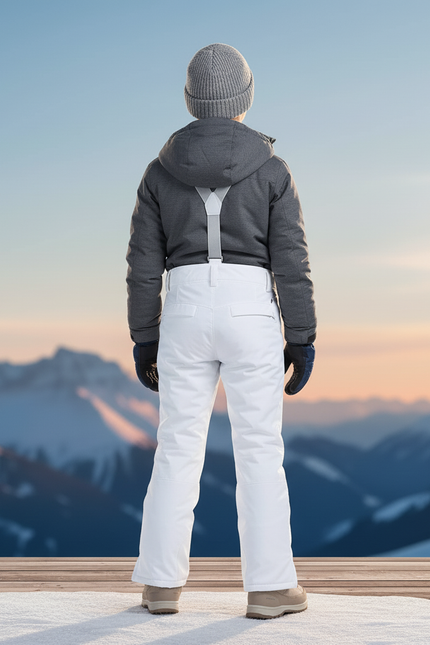 Pantalon De Ski Cbb8 - Blanc Polyester - vue 2
