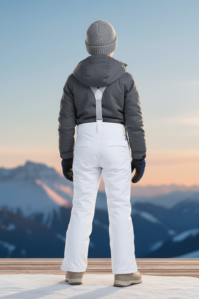 Pantalon De Ski Cbb8 - Blanc Polyester - vue 2