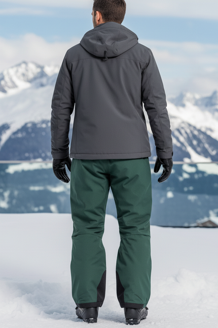 Pantalon De Ski Vert - Polyester - vue 2