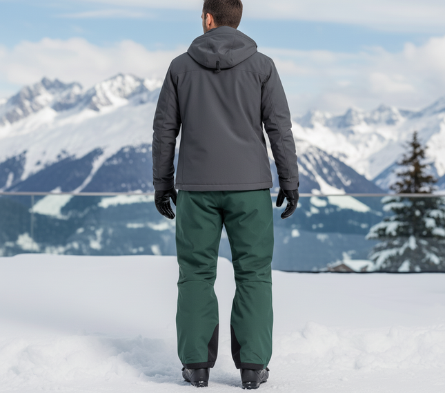 Pantalon De Ski Vert - Polyester - vue 2