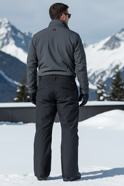 Pantalon De Ski Gris - Polyester - vue 2