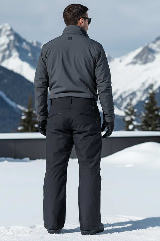 Pantalon De Ski Gris - Polyester - vue 2