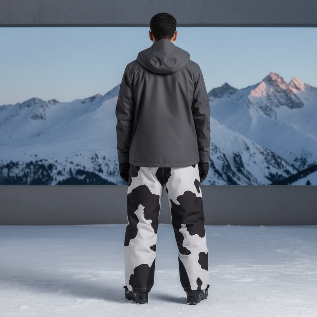 Pantalon De Ski Baggy Homme - Imprimé Polyester - vue 2