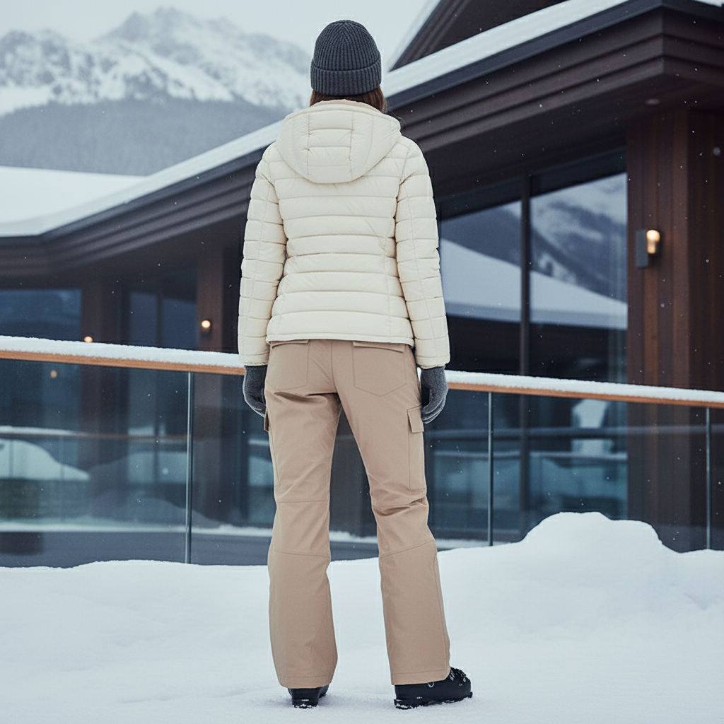 Pantalon De Ski Kaki Femme - Polyester - vue 2