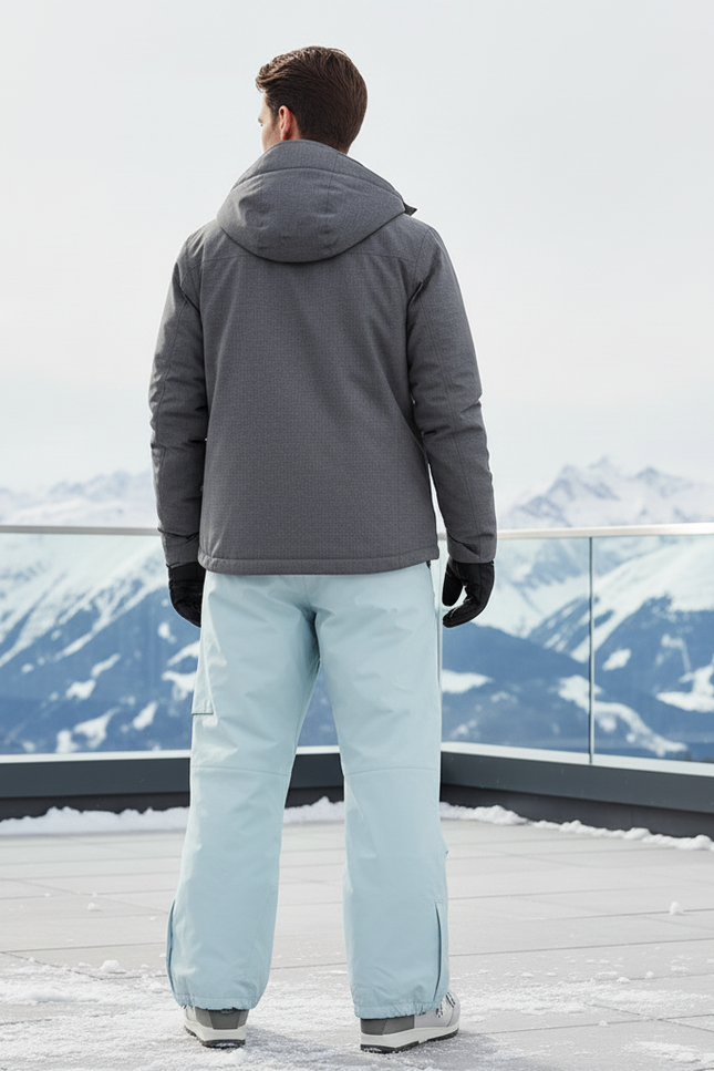 Pantalon De Ski Homme Baggy - Bleu Polyester - vue 2
