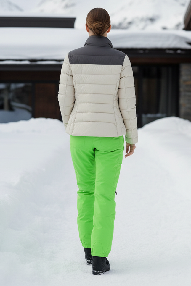 Pantalon De Ski Vert Vif Cargo Imperméable Unisexe - Polyester - vue 2