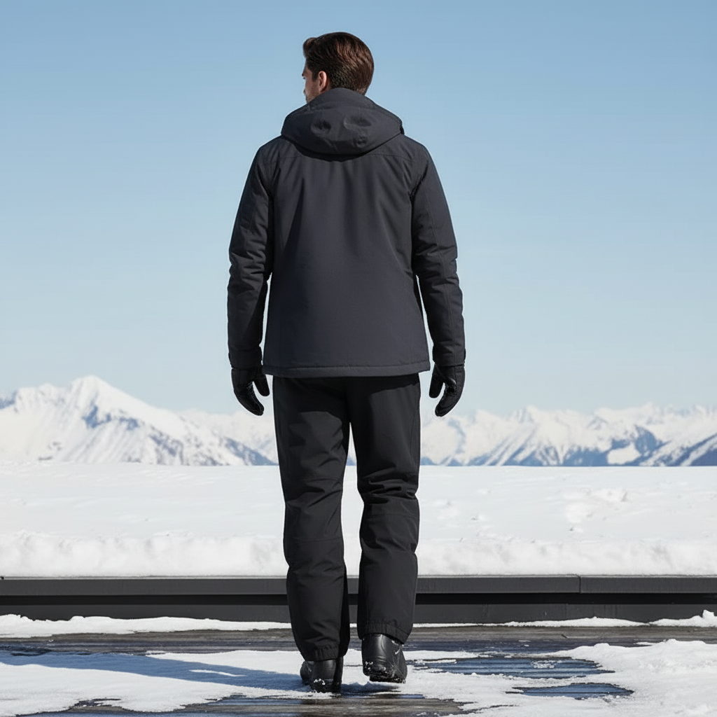 Pantalon De Ski Snowboard - Noir Polyester - vue 2