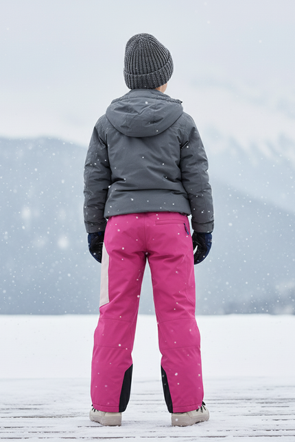 Pantalon De Ski Enfant Rose Impermébre Respirant - Polyester - vue 2