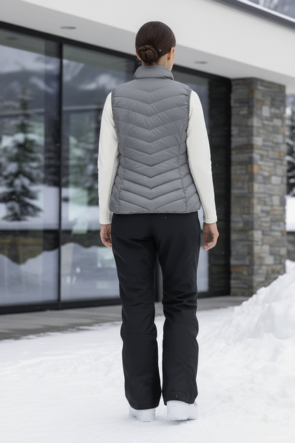 Pantalon De Ski Noir Ample Imperméable Femme Hiver - Polyester - vue 2