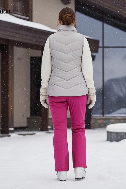 Pantalon De Ski Femme Elastique - Rose Polyester - vue 2
