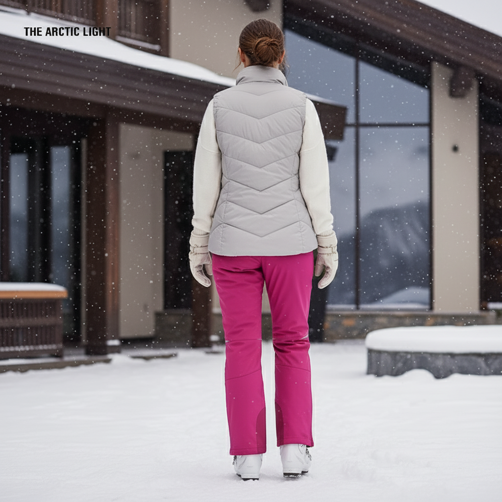 Pantalon De Ski Femme Elastique - Rose Polyester - vue 2