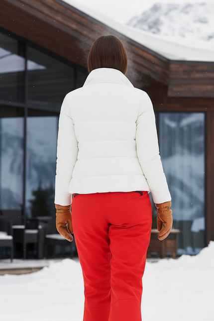 Pantalon De Ski Rouge Ample Imperméable Thermique Hiver - Polyester - vue 2