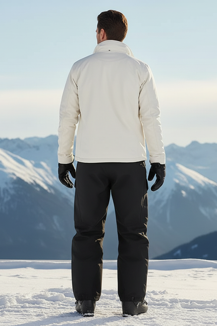 Pantalon De Ski Noir Ample Imperméable Homme Respirant - Polyester - vue 2