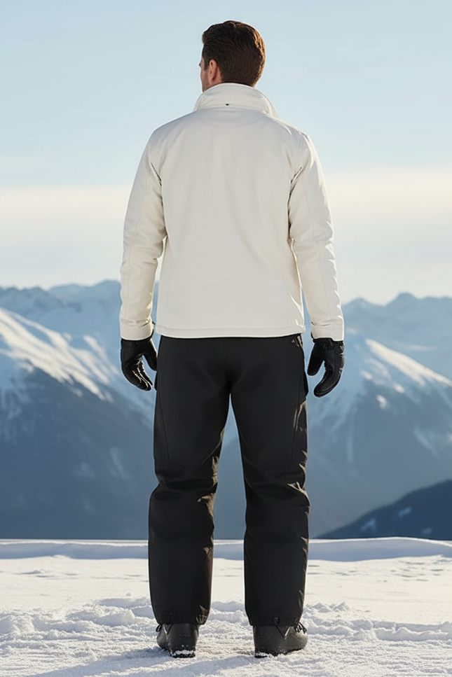 Pantalon De Ski Noir Ample Imperméable Homme Respirant - Polyester - vue 2