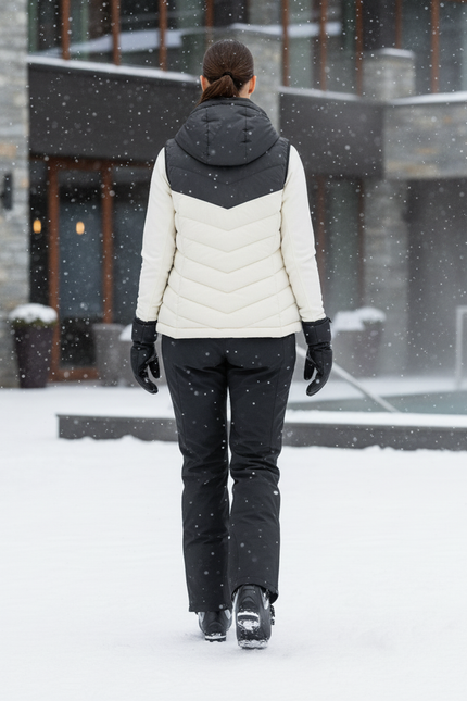 Pantalon De Ski Noir Imperméable Respirant Femme Hiver - Polyester - vue 2