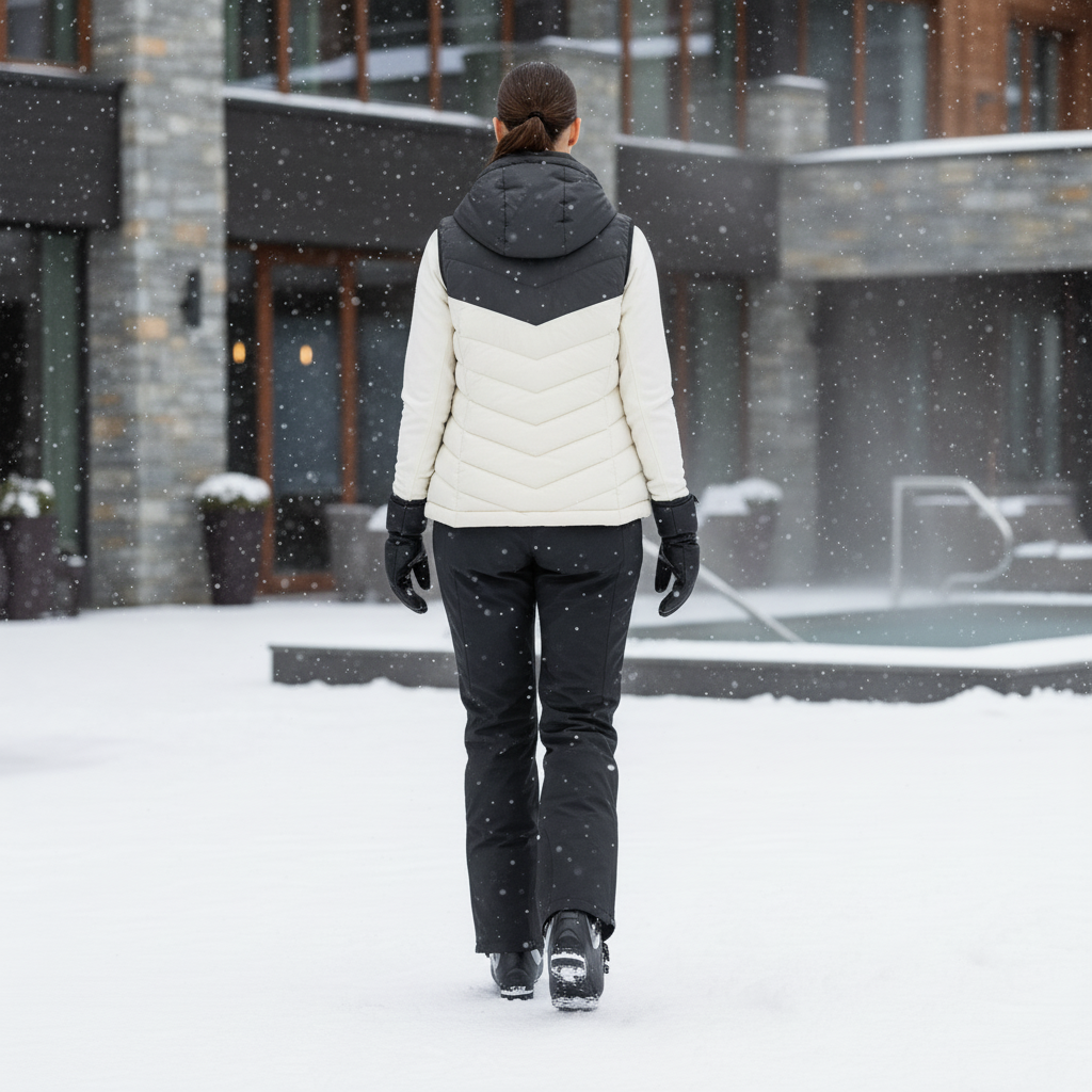 Pantalon De Ski Noir Imperméable Respirant Femme Hiver - Polyester - vue 2