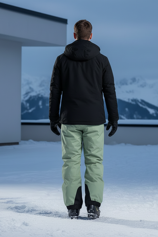 Pantalon Baggy De Ski - Vert Polyester - vue 2