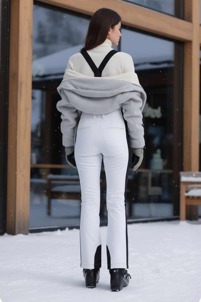 Pantalon De Ski Legging - Blanc Polyester - vue 2