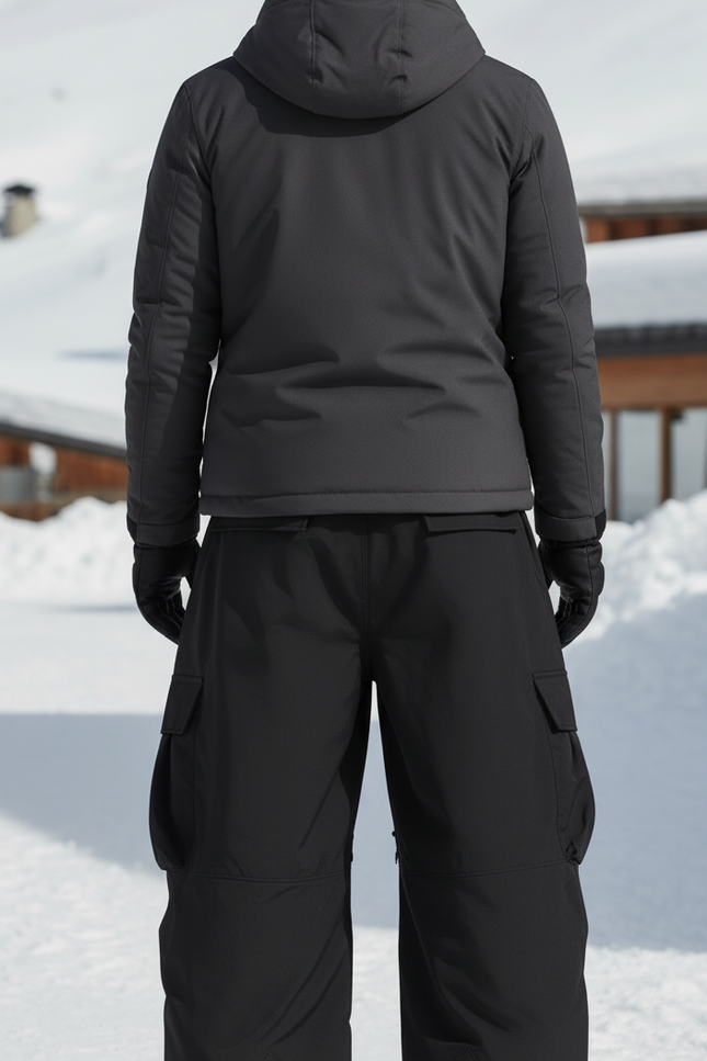 Pantalon De Ski Freeride - Noir Polyester - vue 2