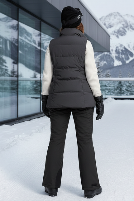Pantalon De Ski Curvy - Noir Polyester - vue 2
