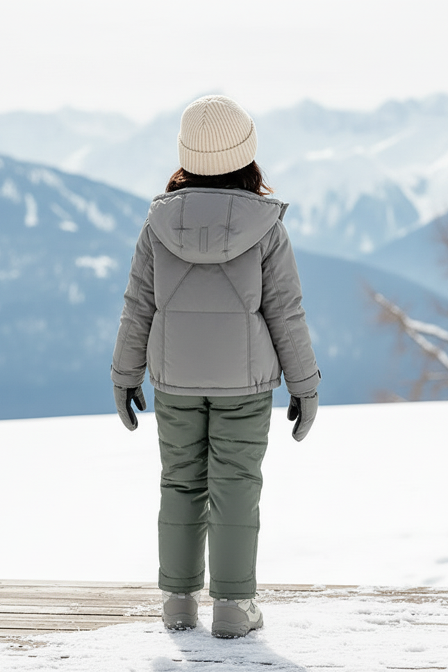 Pantalon De Ski Vert Kaki - Polyester - vue 2