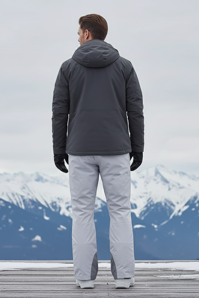 Pantalon De Ski Gris Clair - Polyester - vue 2