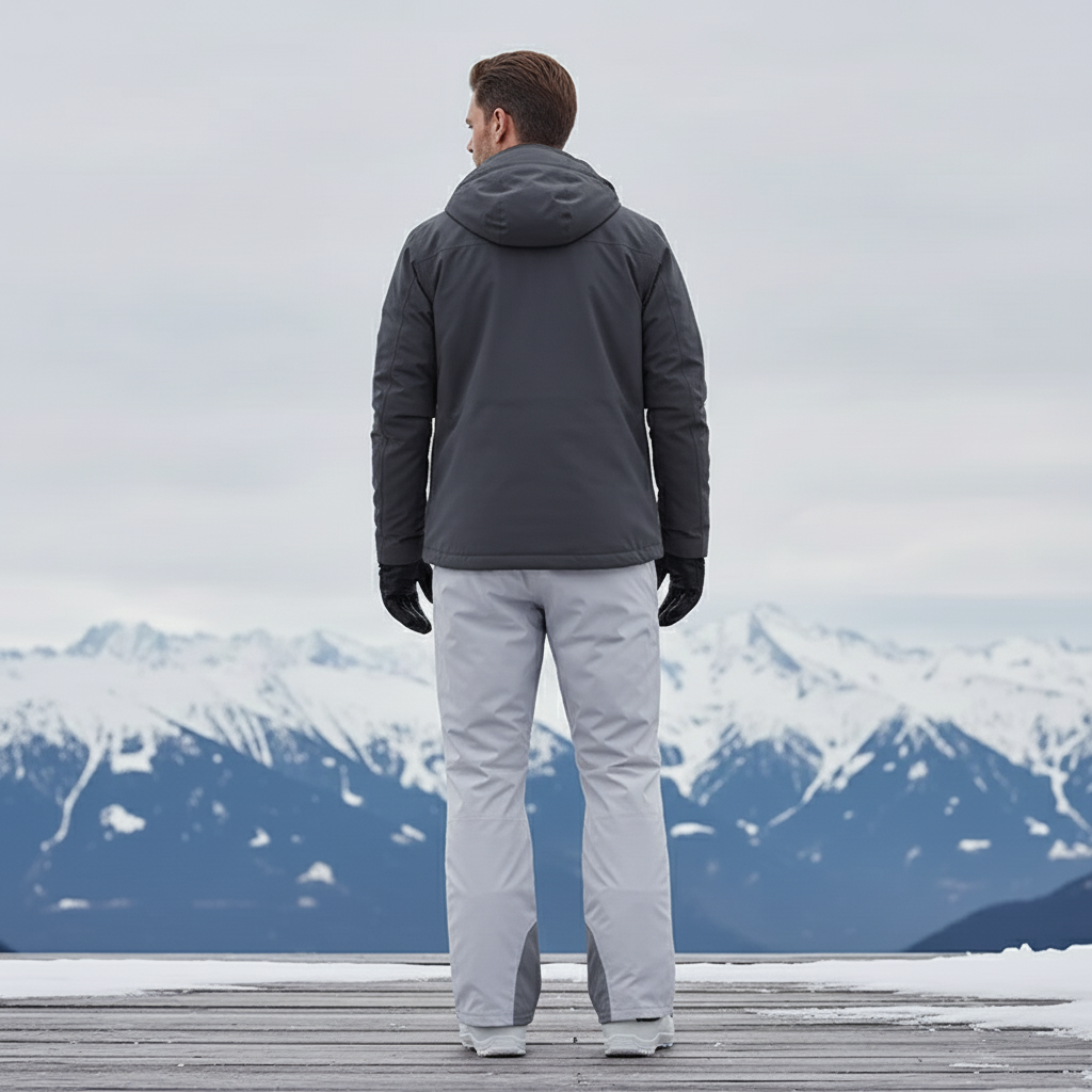 Pantalon De Ski Gris Clair - Polyester - vue 2