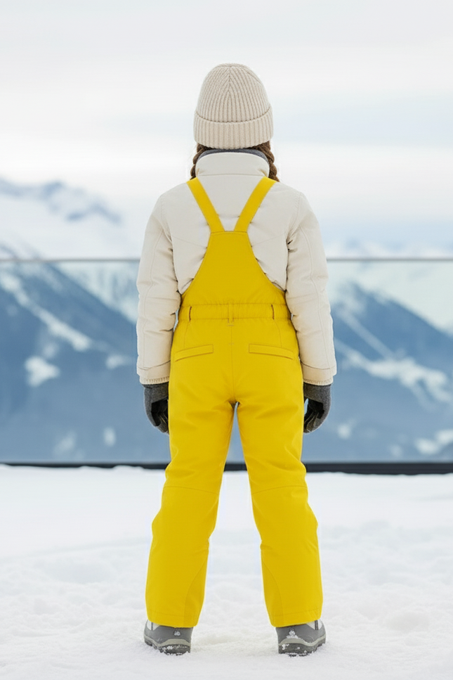 Pantalon De Ski Jaune Moutarde - Polyester - vue 2