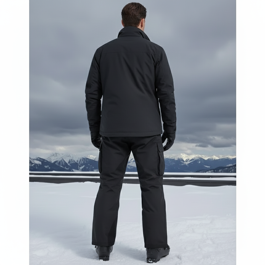 Pantalon De Ski 8cbb - Noir Polyester - vue 2