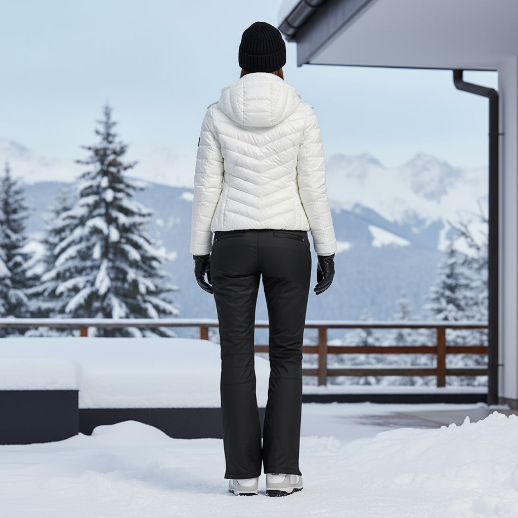 Pantalon De Ski Dd64 - Noir Polyester - vue 2