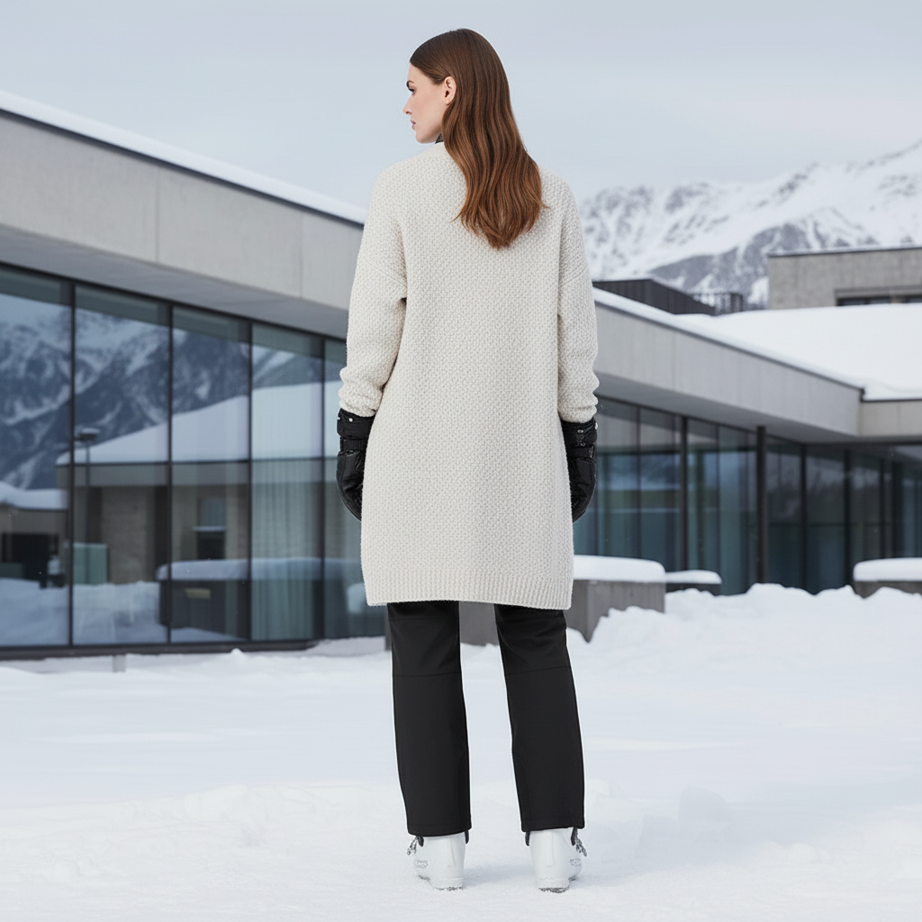 Pantalon De Ski Noir Imperméable Femme Hiver - Polyester - vue 2