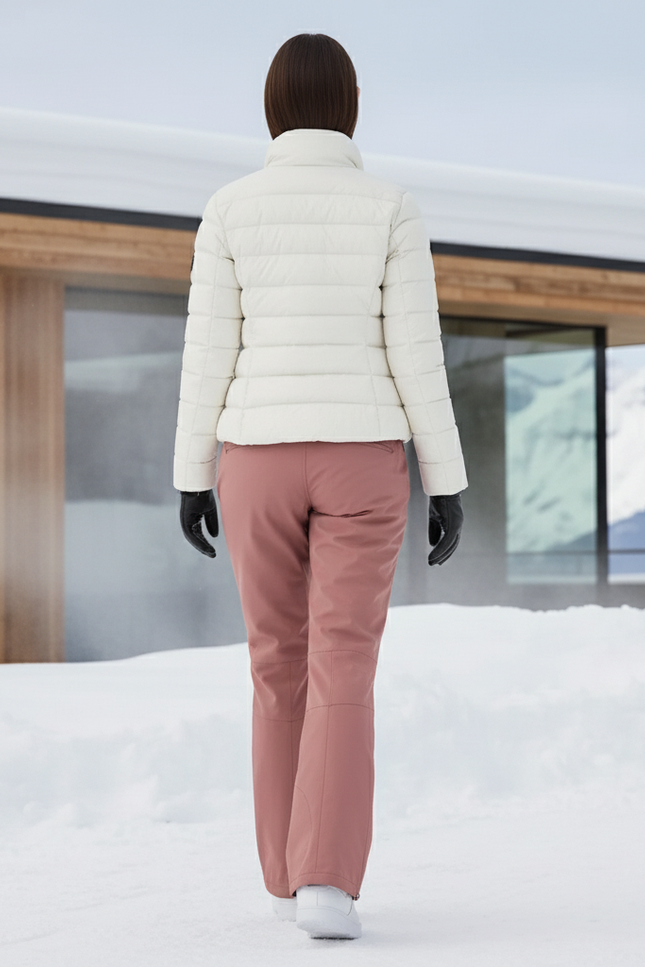 Pantalon De Ski Rose Coupe Droite Imperméable Hiver Femme - Polyester - vue 2