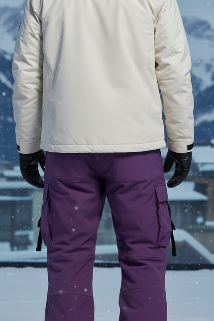 Pantalon De Ski Violet Homme - Polyester - vue 2