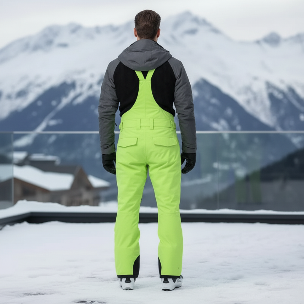 Pantalon De Ski Jaune Homme - Polyester - vue 2