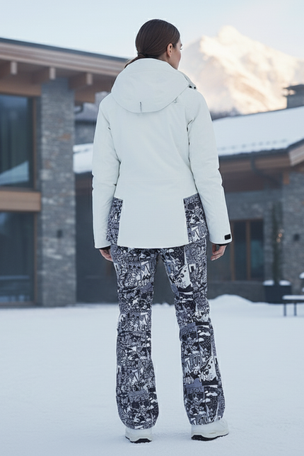 Pantalon De Ski Gris Femme - Polyester - vue 2