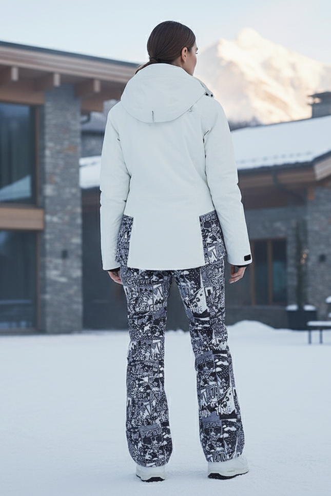 Pantalon De Ski Gris Femme - Polyester - vue 2
