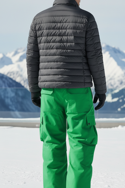 Pantalon De Ski Grand Froid - Vert Polyester - vue 2