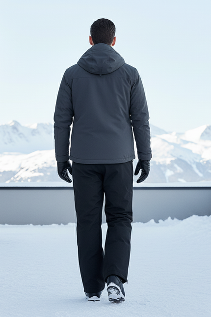 Pantalon De Ski Alpin - Noir Polyester - vue 2