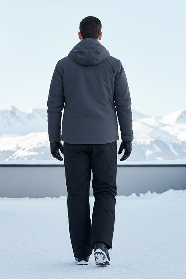 Pantalon De Ski Alpin - Noir Polyester - vue 2