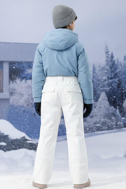 Pantalon De Ski Blanc Imperméable Enfant Hiver - Polyester - vue 2