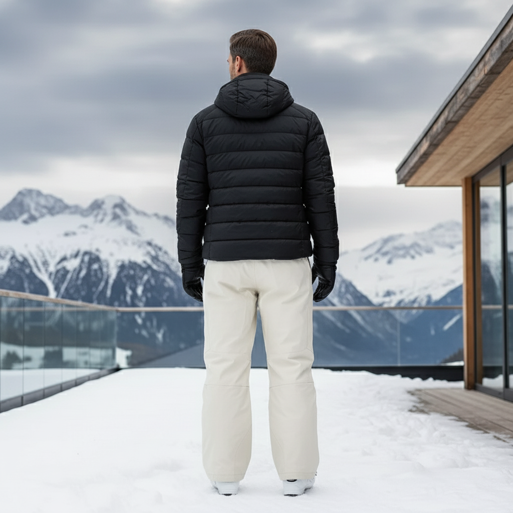 Sous Pantalon De Ski Homme - Beige Polyester - vue 2