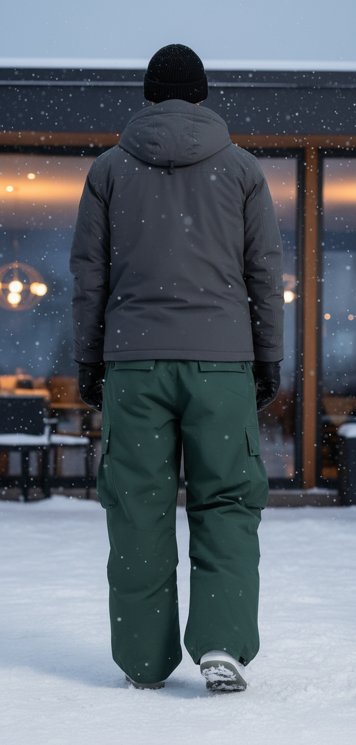 Pantalon De Ski Freestyle - Vert Polyester - vue 2