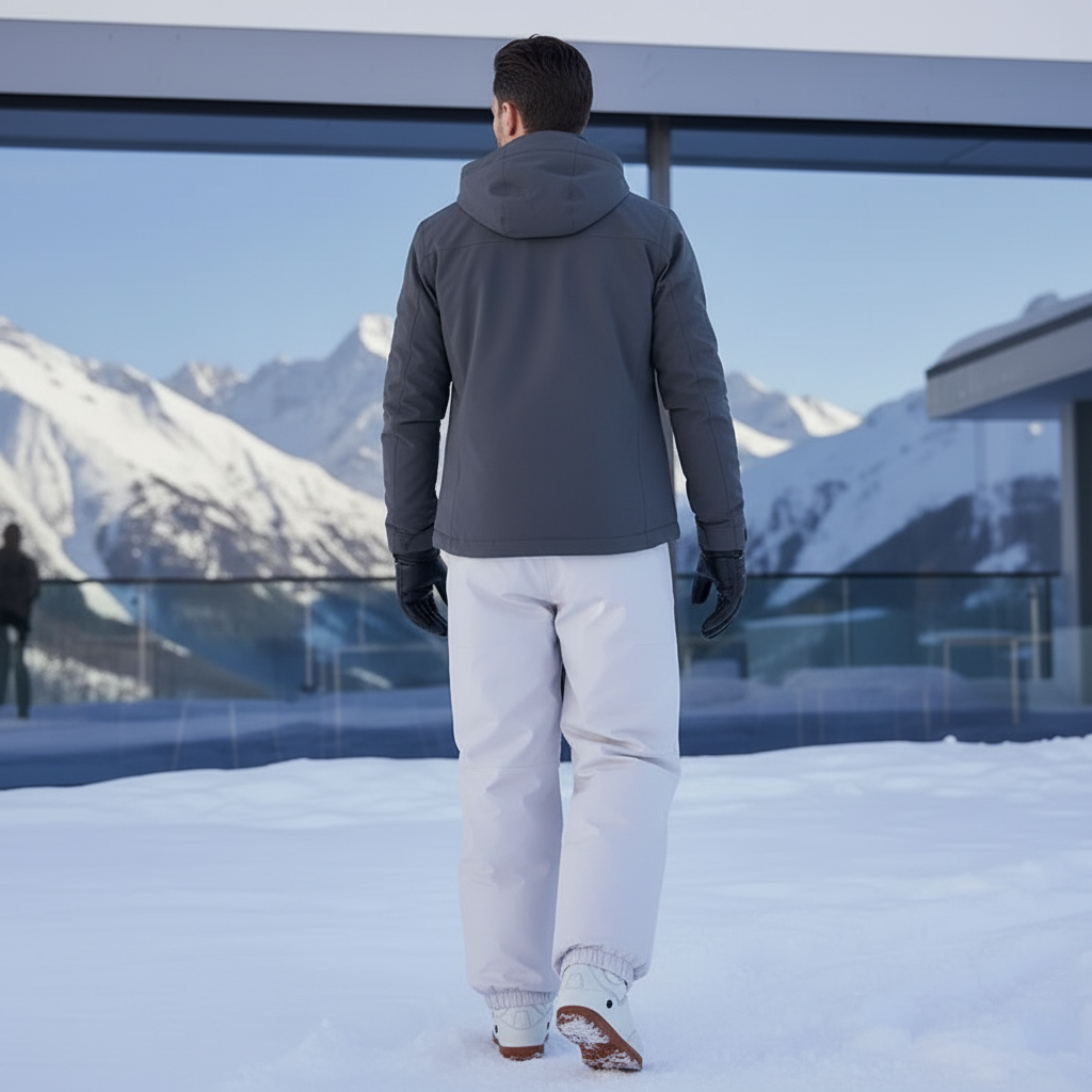 Pantalon De Ski Da95 - Blanc Polyester - vue 2