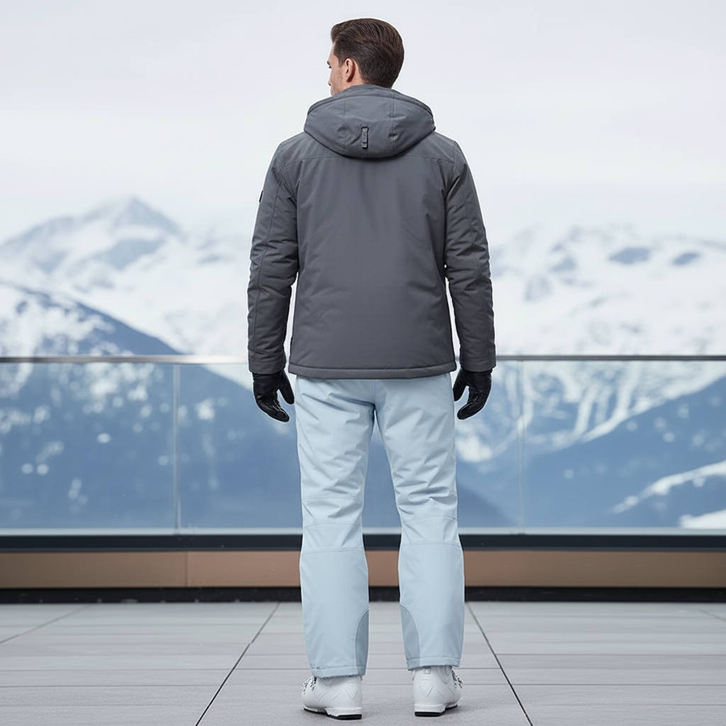 Pantalon De Ski Extensible - Bleu Polyester - vue 2