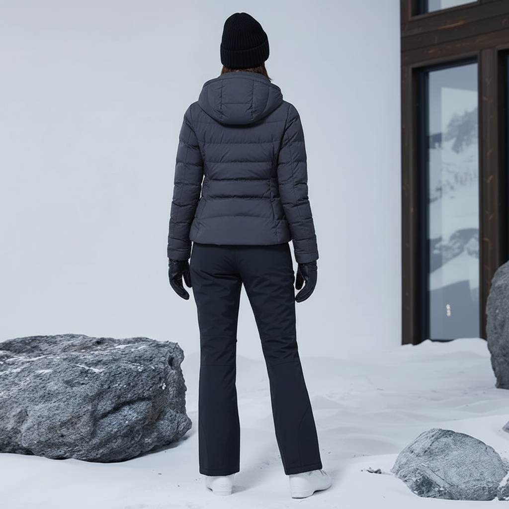 Pantalon De Ski 7d09 - Noir Polyester - vue 2
