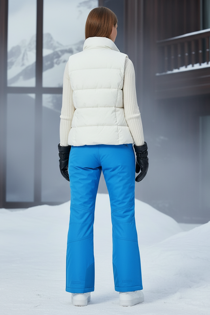 Pantalon De Ski Bleu Imperméable Respirant Coupe-Vent Hiver - Polyester - vue 2