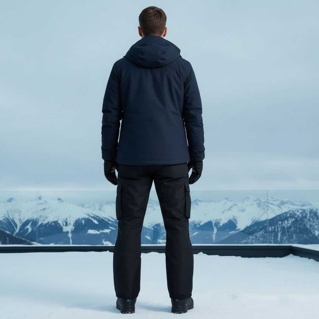 Pantalon De Ski Professionnel - Noir Polyester - vue 2